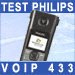 Test t�l�phone VOIP 433 Dual Phone