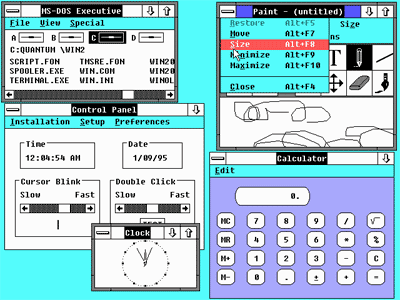 Windows 2.0 - La superposition des fenêtres