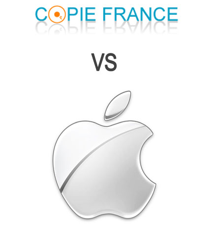 Apple refuse de payer Copie France