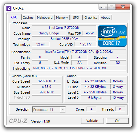 Le nouveau CPU-Z
