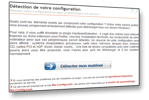 Détection de configuration