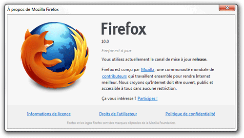 Mozilla Firefox 10