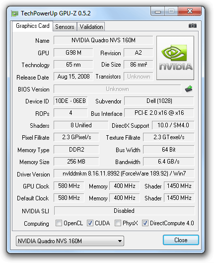 GPU-Z 0.5.2
