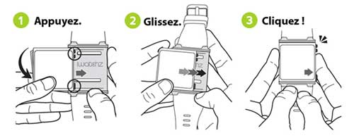 Fixation de l'iPod sur l'iWatchz