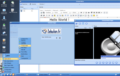 Le bureau et les applications de OOdesk