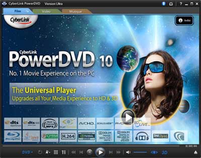 PowerDVD 10 : un lecteur 3D