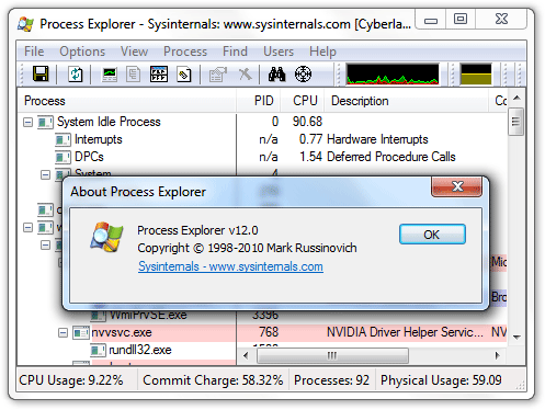 Process Explorer 12