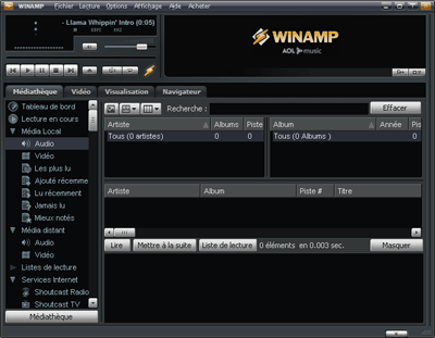 La skin Bento de Winamp