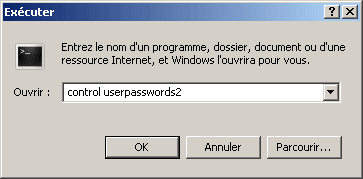 control userpasswords2