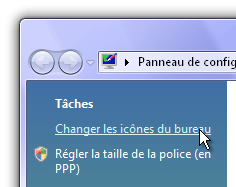 Changer icone du bureau