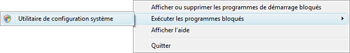 Utilitaire de configuration système