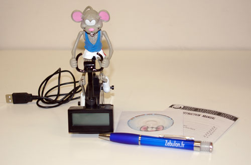 Une souris USB qui fait du v�lo