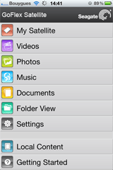 GoFlex Media iPhone