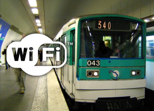 Internet gratuit m�tro parisien Wi-Fi bornes Gowex spots RATP soci�t� espagnole