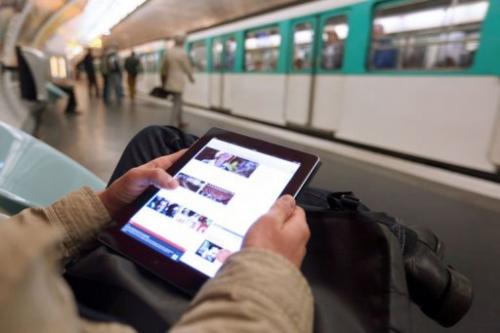 Gowex internet gratuitement m�tro parisien bornes WiFi RATP hotspots
