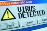 Virus flame destruction