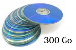 disque optique 300 Go Sony Panasonic