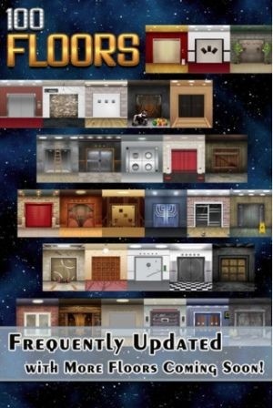 L'appli iPhone '100 Floors'.