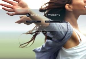 Page d'accueil du site Best of All Worlds