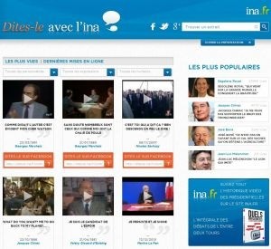 Les petites phrases cultes des hommes politiques ont été compilées par l'INA.