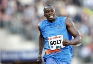 La star du sprint Usain Bolt