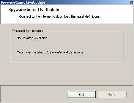 LiveUpdate SpywareGuard