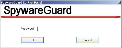 Mot de passe dans SpywareGuard