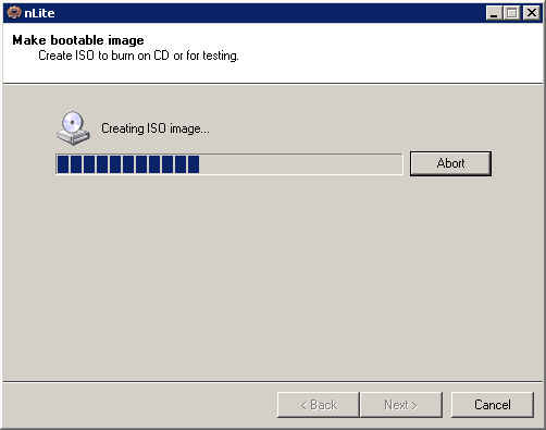 Création de l'ISO de Windows avec nLite