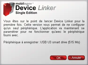 Premier lancement de Device Linker