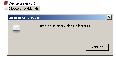 Partition non reconnue