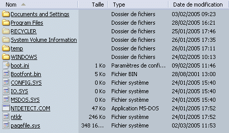 Voir les fichiers cachés