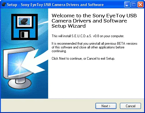 Installation EyeToy sur Windows