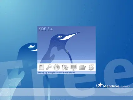 Lancement de KDE