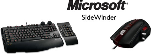 Un pack clavier + souris SideWinder