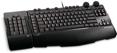 Le clavier Sidewinder X6