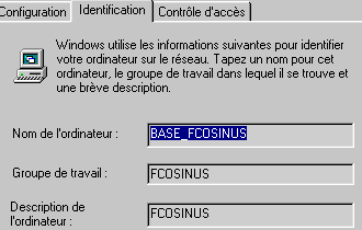 Identification réseau