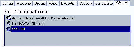 Restrictions de CMD