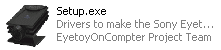 Fichier d'installation de l'EyeToy sur PC