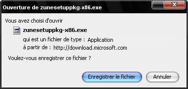 Téléchargement du fichier