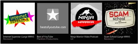 Les podcasts pour le Zune