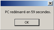 Résultat du temps de démarrage