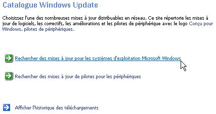 Catalogue Windows Update