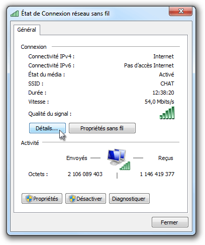 comment retrouver ordinateur avec adresse ip