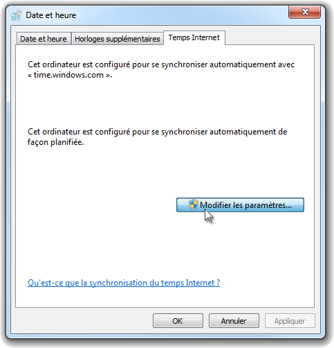 Temps Internet