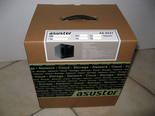 L'emballage du ASUSTOR AS-604T
