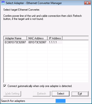 Détection du boitier et attribution de l'adresse IP