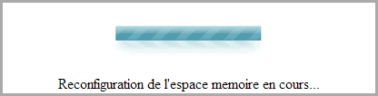 Reconfiguration de l'espace mémoire