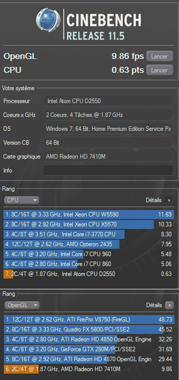 Cinebench CPU