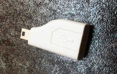 Adaptateur mini USB / USB