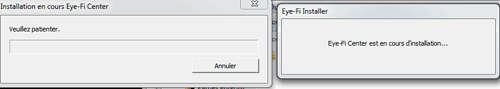 Installation de Eye-Fi Center